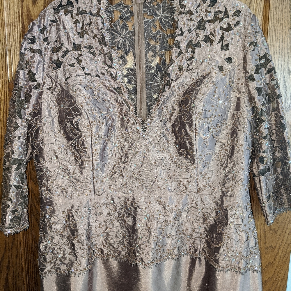 Formal Jean De Lys dress